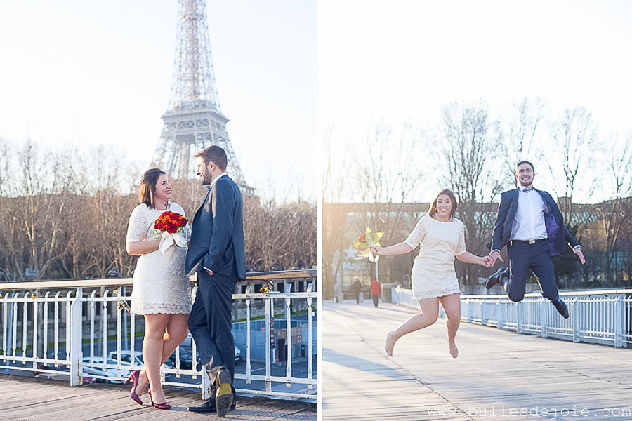 Mariage civil | Séance photo romantique et fun | Bulles de Joie Photographie, photographe Paris