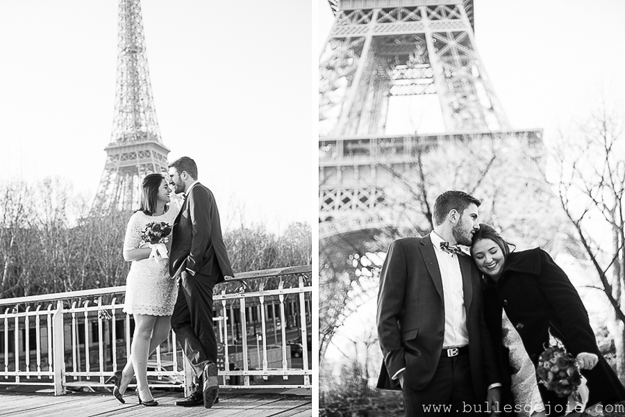 Mariage civil Tour Eiffel | Bulles de Joie Photographie, photographe Paris