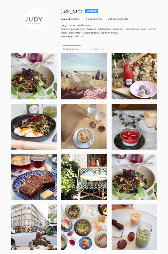 3 of the most Instagrammable cafes & restaurants in Prais. One of them: Judy, healthy food close to Luxembourg garden. Written by Bulles de Joie, Paris photographer