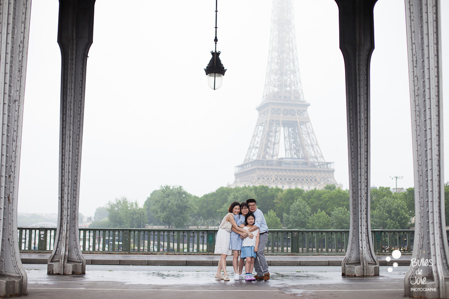 Recommanded locations for a family photoshoot in Paris on a rainy day