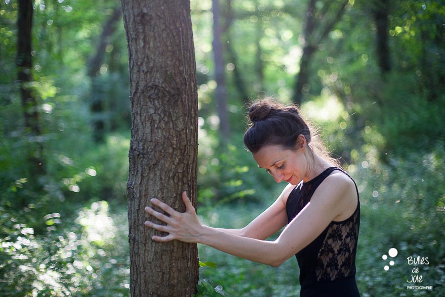 Shooting photo en extérieur, en forêt proche de Paris | photographe portrait de femme 