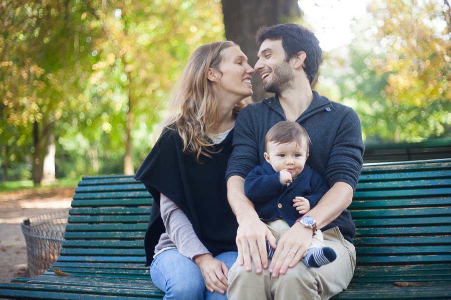 Family photoshoot in Monceau Garden