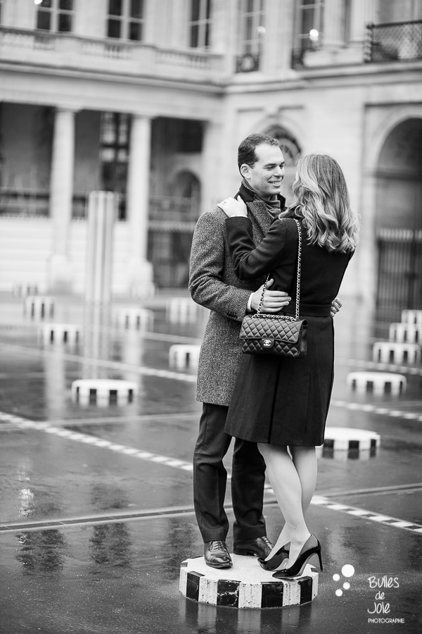 Paris Winter engagement photo session - English speaking engagement & honeymoon photographer