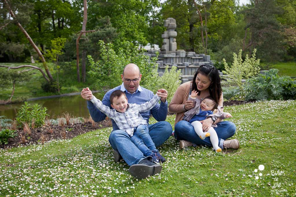 Séance photo famille parc floral de Vincennes