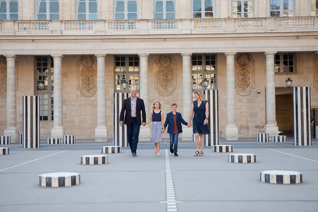 Photoshoot Palais royal gardens in Paris, France