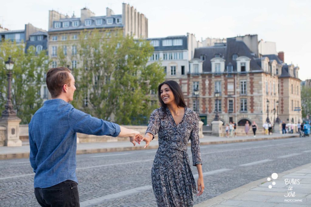 Paris romantic engagement photoshoot