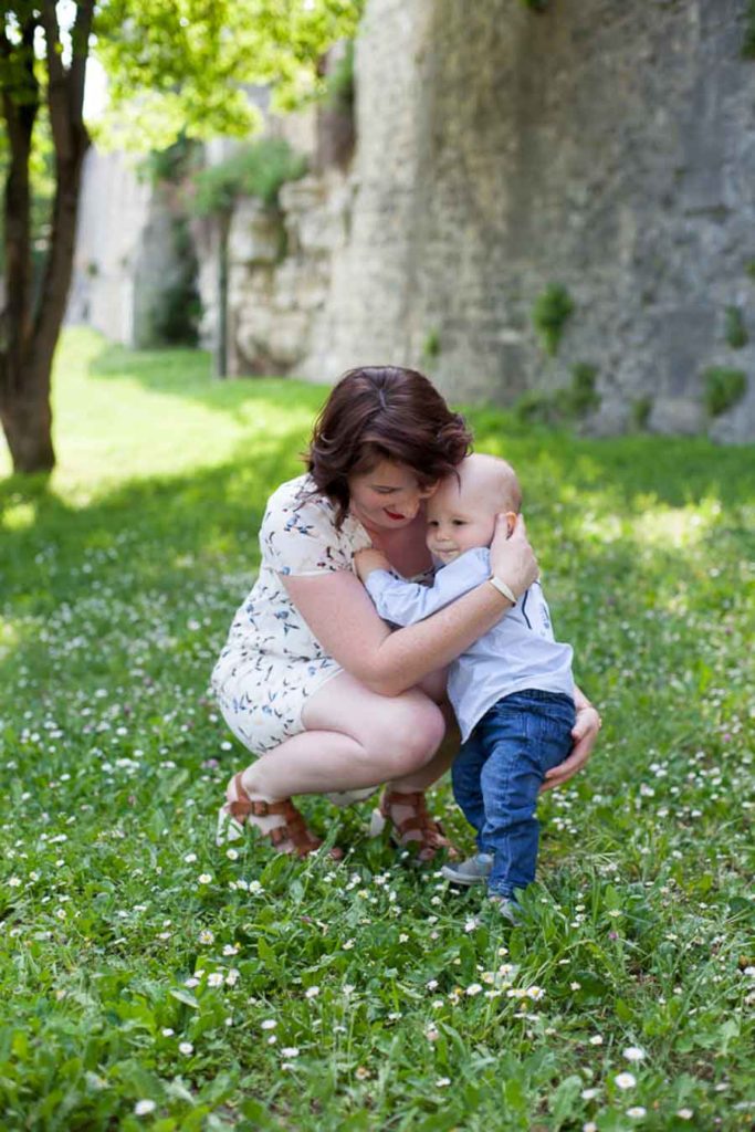 Séance photo maman solo et son fils dans la nature Yvelines
