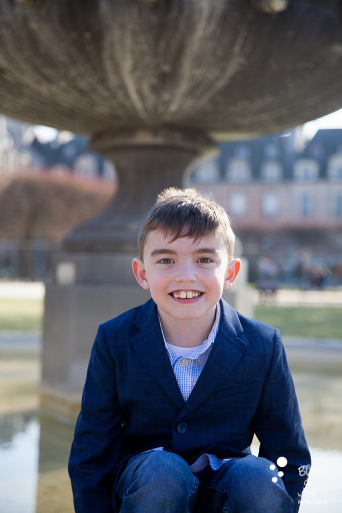 Portrait of a kid in Paris, le Marais