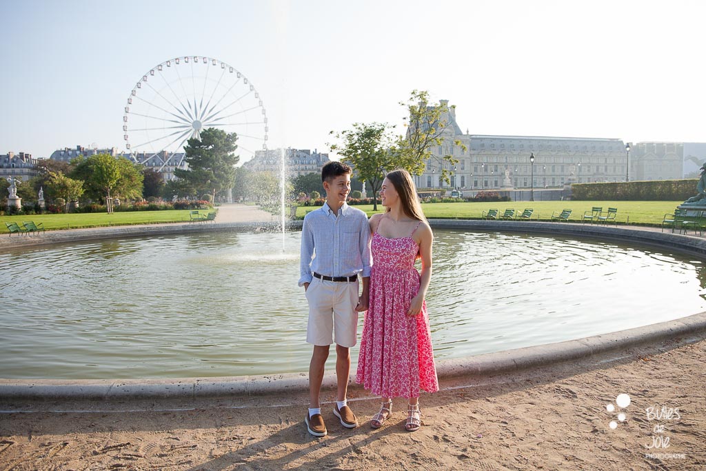 photo session Tuileries Gardens